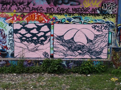 photo graffiti Paris 20eme arrondissement